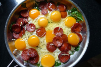 سوسیس تخم مرغ