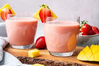 انبه ، آناناس ، توت فرنگی